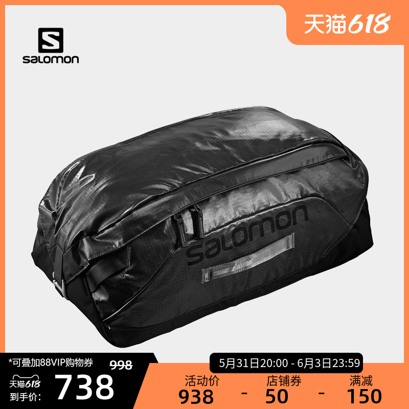 salomon Salomon sports travel bag new and versatile double shoulder bag neutral travel carrying bag cylinder bag