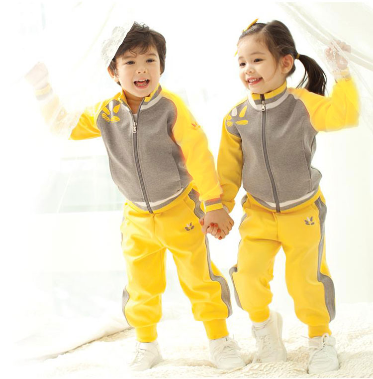 Mẫu giáo quần áo mùa xuân và mùa thu mùa thu và mùa đông quần áo bông tiểu học đồng phục thiết lập mùa thu Anh trẻ em lớp dịch vụ tùy chỉnh váy đầm trẻ em 13 tuổi