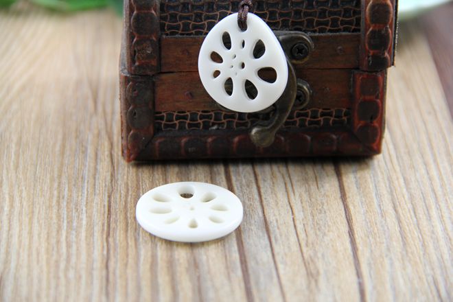 [Cửa hàng Minjia] Ngà quả bồ đề làm pendant mảnh mặt dây chuyền DIY phụ kiện vòng tay mặt dây chuyền mặt dây chuyền - Vòng đeo tay Clasp vòng tay may mắn