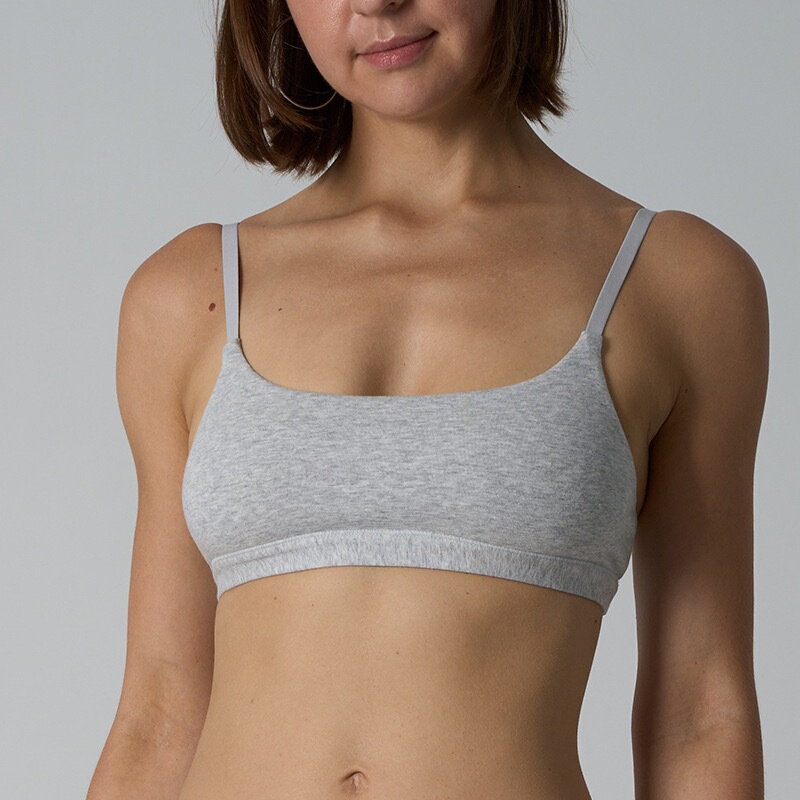 Cotton Scoop Bralette, Comfortable Cotton Home Underwear, Seamless, No Padding, Soft, High Elasticity, Suitable for Sports Cotton Scoop Bralette, Comfortable Cotton Home Underwear, Seamless, No Padding, Soft, High Elasticity, Suitable for Sports