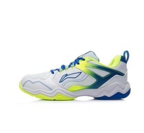 (2021 New) Li Ning badminton shoes light feather men comfortable breathable training shoes AYTR013