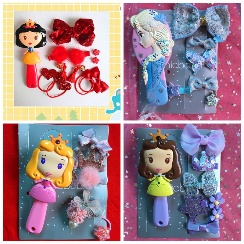 Princess Aitha's comb head decorated with blessings for New Year's companion gift giving children Baby birthday presents Children's Christmas Lovely