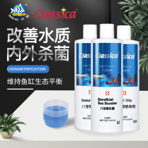 Qianhu Babao fish tank water quality nitrification bacteria stabilizer internal and external bacteria white point water mold fish tank black water vitamin