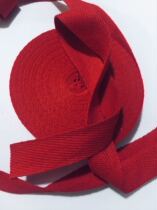 Cotton cloth tape cotton yarn ribbon black cloth red cloth strip black ribbon cotton belt wide cloth belt 15 meters