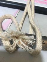 2-7mm plain weave cotton rope wear wire 16 strands hollow cotton rope 21 woven cotton rope black white tie rope 90 meters