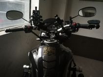 Light ride Xinyuan retro modified motorcycle metal rearview mirror handlebar Mirror Mirror rear mirror rear mirror