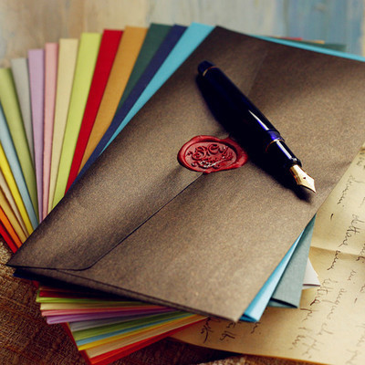 A variety of solid colors Korean cute long envelope love letter candy color romantic warm small fresh creative high-end color