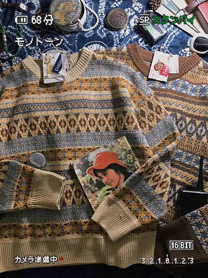 Bolas de arroz fermentadas ALOHA Retro estilo de Hong Kong nicho perezoso Fair Isle suéter otoño e invierno pareja usa suéter a rayas