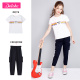 Desa cô gái Set Summer Outfit Official Flagship trẻ em Air hai mảnh bé chúa T-shirt quần Desa Woman.