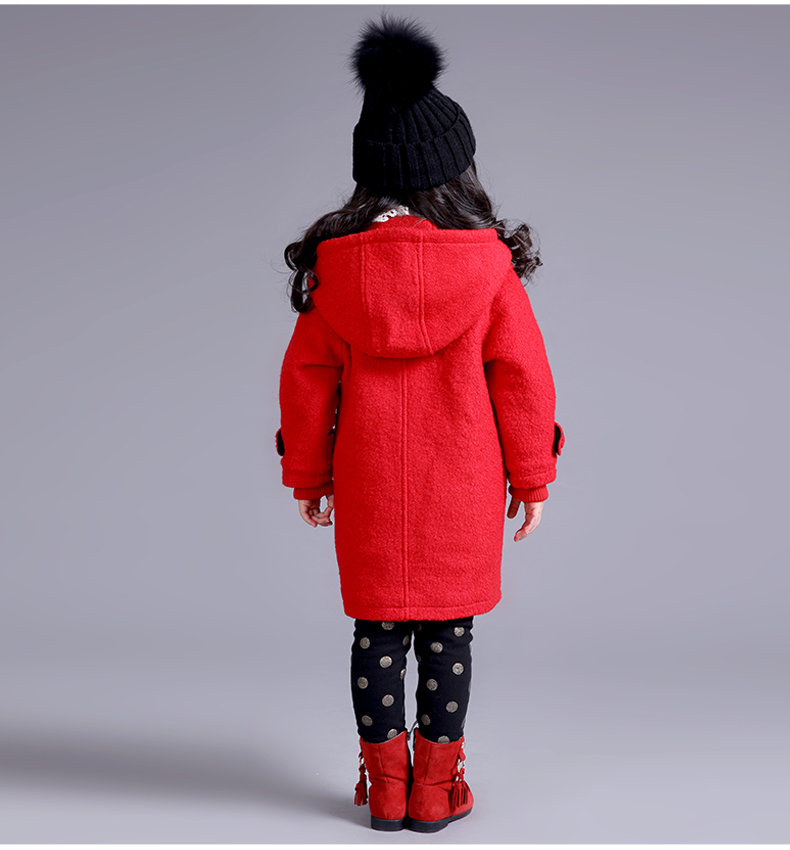 Manteau pour fille DEESHA en laine - Ref 2162203 Image 13