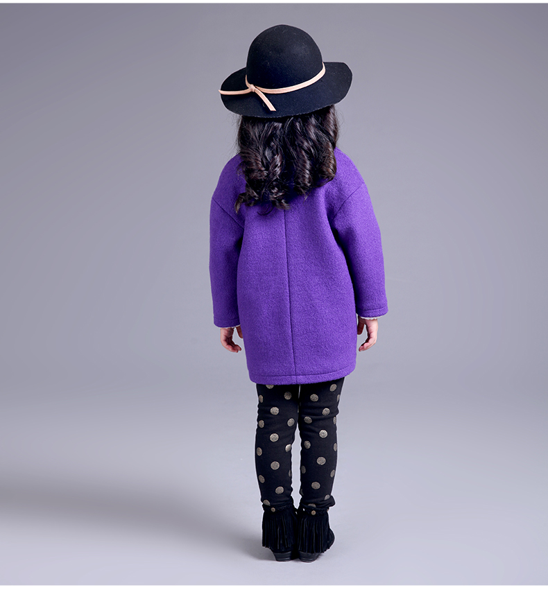 Manteau pour fille DEESHA en mélange - Ref 2162403 Image 14