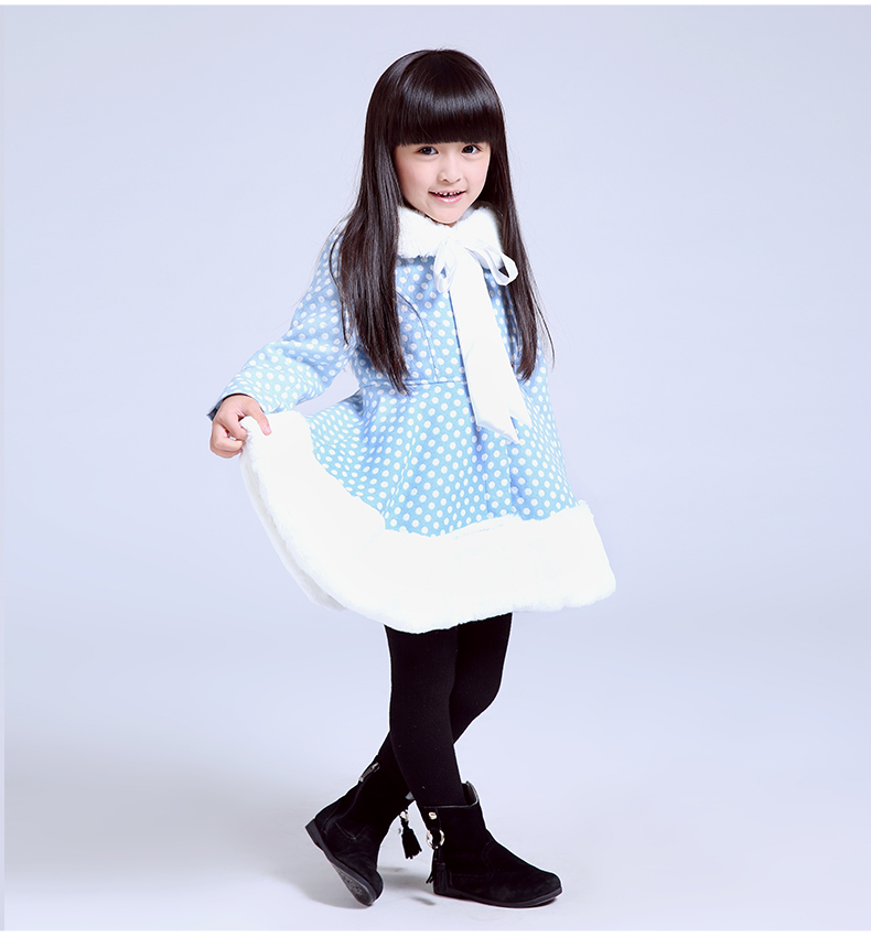 Manteau pour fille DEESHA en mélange - Ref 2162287 Image 28