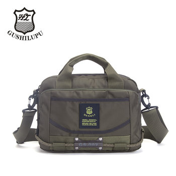 Korean version of men's one-shoulder hand briefcase commuting crossbody bag 11-inch laptop ipad bag large-capacity briefcase