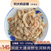 Dongting Wild Fresh River Mussel Meat Edge Membrane Frozen 5 catfish Clam Shell Meat Banquet Hot Pot ingredients Shunfeng