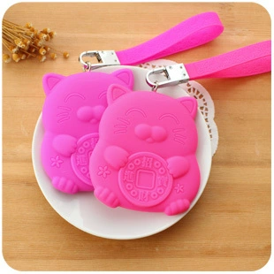 Силиконовая мультяшная ключница, универсальная сумка, брелок, кошелек, картхолдер