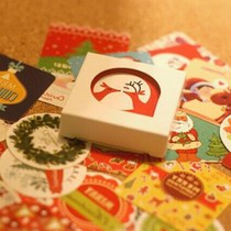 (38 = 1 box) new christmas stickers stickers  packed diary