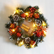 Christmas wreath desktop decoration 20 30 40 50cm tree creative printing bell window shop home Christmas