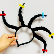 Little red book with the little witch Mona headband cospla hair accessories Halloween horror party dress up props headband