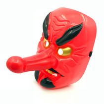 The Japanese style can play the dog mask cosplay drama-like if you can face Halloween horror pvc warrior tattooy mask