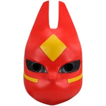  Light encounter red fox mask cosplay light encounter ancestor mask Japanese anime costume props Red fox mask