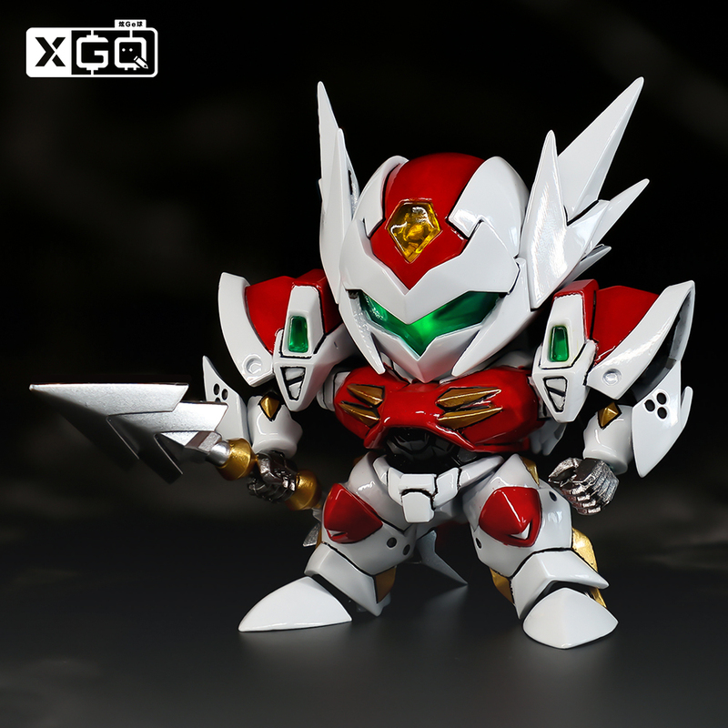 【Cosmic Knight】Officially Licensed Gk White Model Q Version Capsule Toy Series Blade Blade Standing Posture D-Boy