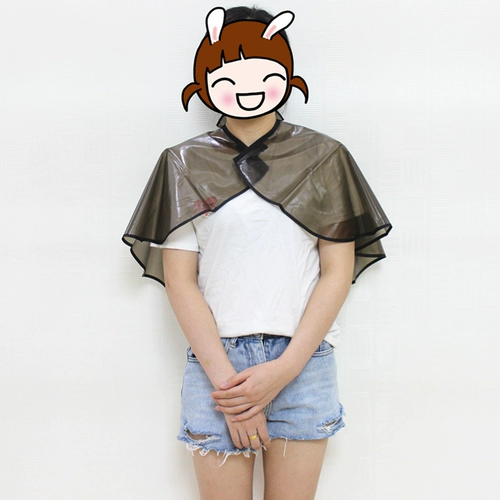 Накидка для окрашивания волос для стрижки волос, парикмахерский фартук, водонепроницаемый шарф