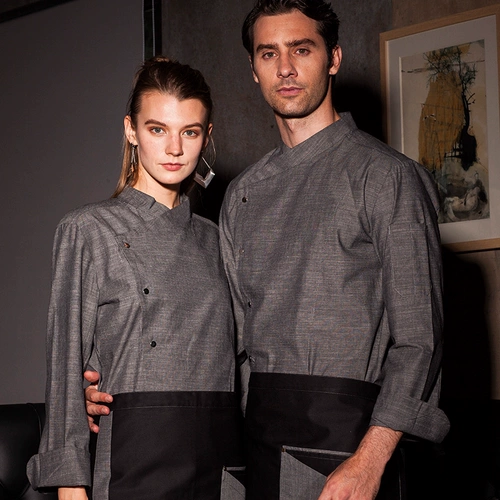 Допинговые шеф -повары возьмите седьмую рукав мужской западный ресторан