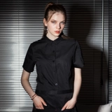 Рабочая одежда для официантов, женская рабочая одежда с короткими рукавами, весенне-летние рубашки для отелей и кафе, официанты в западном ресторане, ресторан с горячим горшком