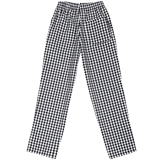 Шеф -повар Pants Hotel Works Charnout Черно -белый шеф -повар кухонный брюки