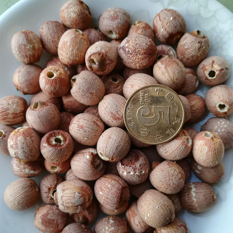Honghu Lotus Seed Dry Goods Powder Glutinous Red Skin Corless Selected Medium Grain Hubei Special production 500 gr 3 pieces