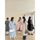 Korean double-sided cashmere mid-length loose coat