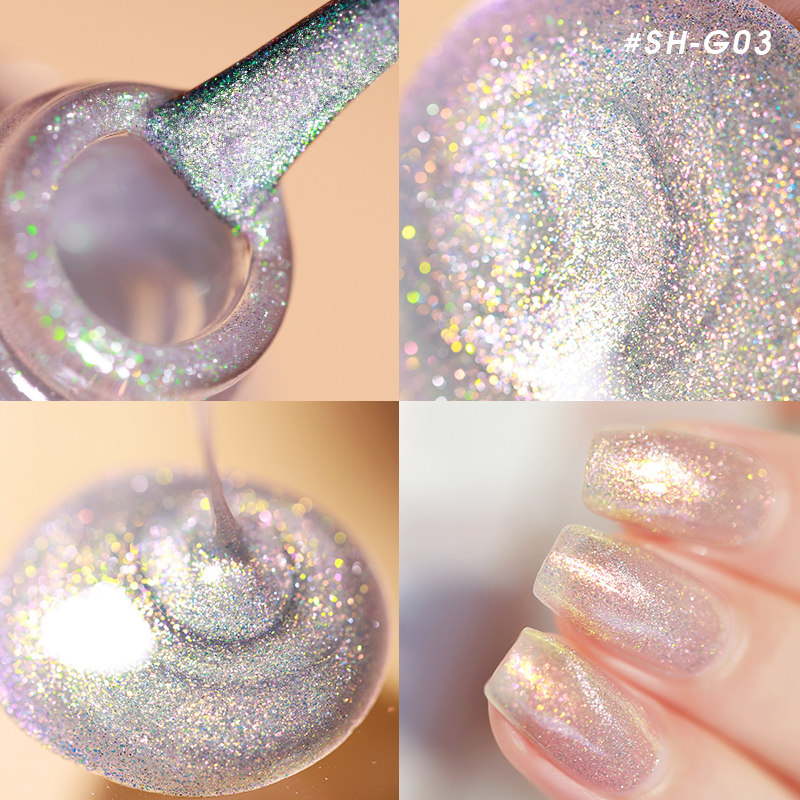 2022 New color Mighty Polar Auricite Cat Eyenail Polish Nail Polish Nail Polish Beauty Suit New Color Odorless Free Roast Fast Dry Lasting