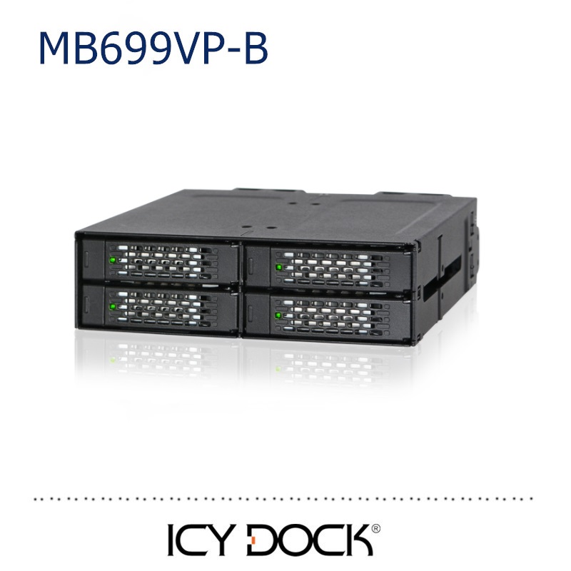 ICY DOCK MB699VP-B 2 5 turns 5 25 inch NVME Solid State SSD 4 layers of CD player hard disc extraction box