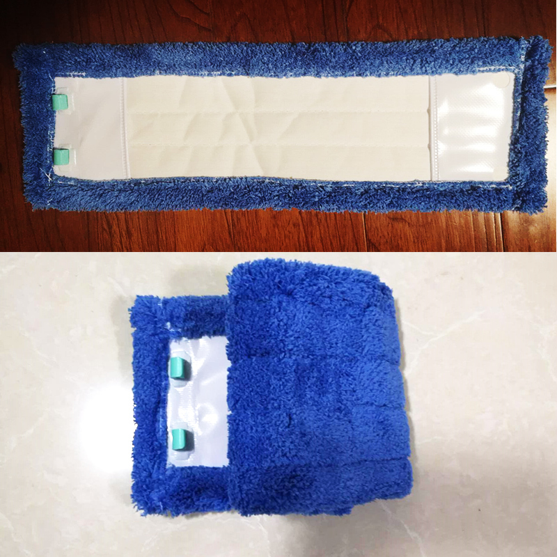 Weiman Flat Mop Bucket Replacement Cloth, Thickened Mop, Ultra-Fine Fiber, Enlarged Mop Head with Buckle