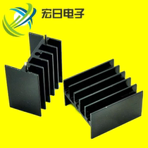 Black heat sink 23*16*25MM heat sink 2-pin TO-220 package dedicated DSJ25 YA25