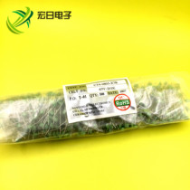 High quality CT4-0805-X7R 63V-221k 220PF 50V single stone capacitor green paint long leg porcelain plate capacitor