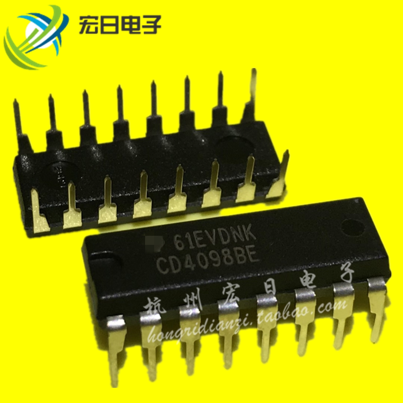 The new original CD4098BE HCF4098BE CD4098 DIP14 imports in-line chips