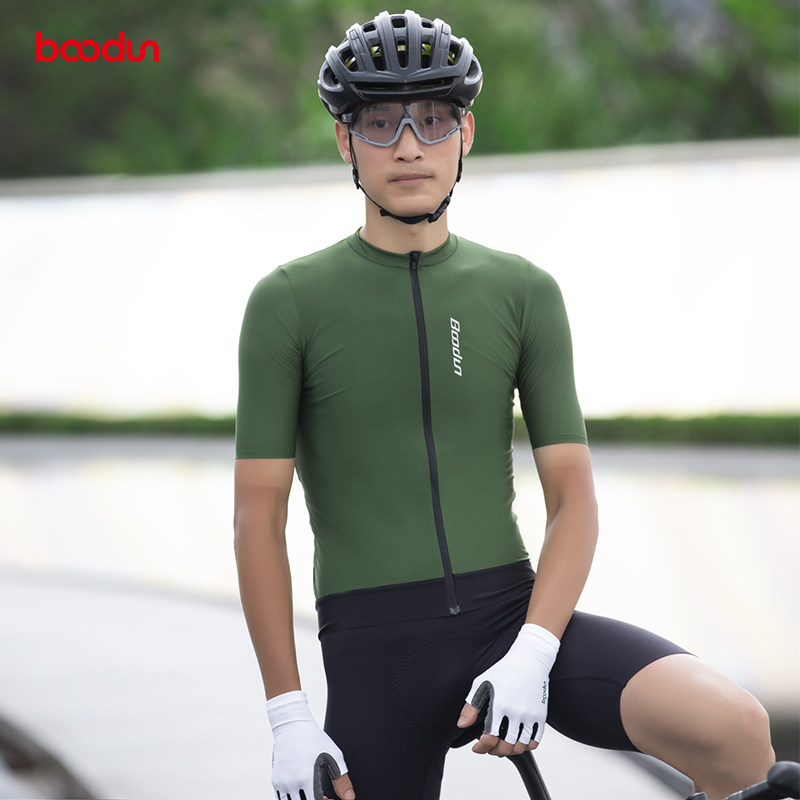 boodun新款骑行服春夏男自行车短袖公路车衣服山地车短上衣