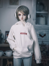 3 points 65 70 Uncle uncle SD17 size BJD doll black and white 2-color sweater hoodie top