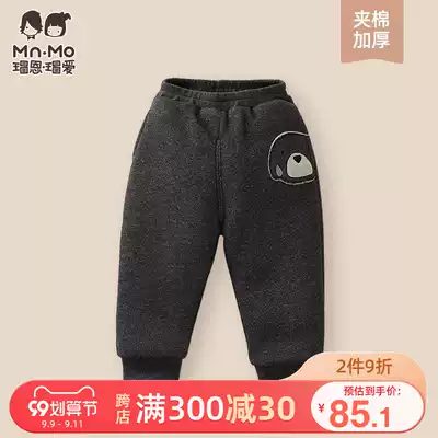 Love winter baby boys and girls Baby Cotton thickened warm casual cotton pants can be opened 800