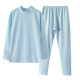 Boys' Pure Cotton Base Layer Underwear Set, Older Boys' Autumn Thermal Wear, Children's Autumn Warm Two-Piece Cotton Set