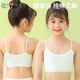 Girls' White Development Period Camisole Cotton Intimates for Older Girls Primary School Students Bra Without Rims Summer Base