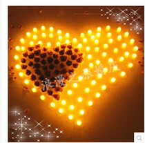 520 electronic candle lamp Romantic love props Confession courtship proposal arrangement LED simulation wax birthday surprise