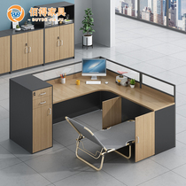 Staff desk and chair combined screen station programmers with bed extended desk L-card seat