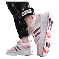 New four-wheel deformation walking shoes cute girls roller shoes with wheels walking shoes for children walking shoes