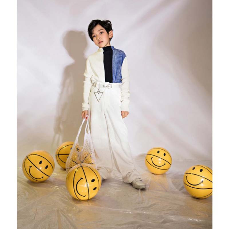 Children Photography Photo Props Smiling Face Basketball Yellow Smiley Face Emoticons Photo Gallery Shooting Props Creative Pendulum