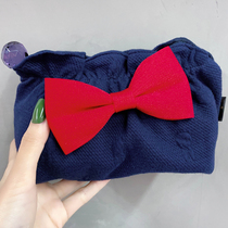 South Korea Fala Zhao Lusi bow cosmetic bag storage bag female portable cute Net red ins Wind Super fire