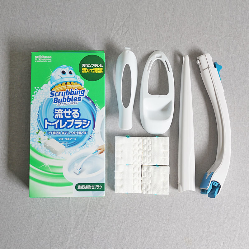 Park Room Japanese original SC Johnson toilet brush can be thrown disposable brush with cleaner brush toilet artifacts