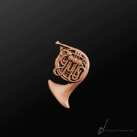 Циркулярный цвет брошь-коппер