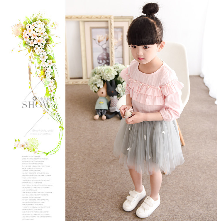 Chemise fille à manche longue - Ref 2086242 Image 12